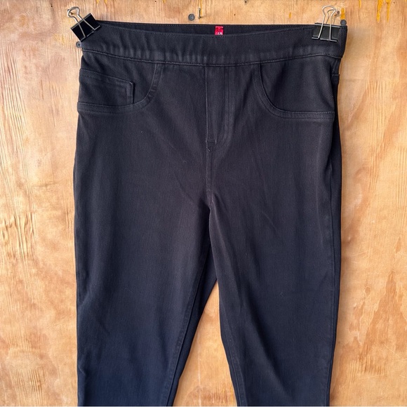 Spanx Jean-ish Ankle Leggings Black Pull on Skinny Jeans - Picture 4 of 10